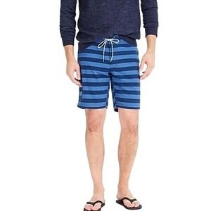 J. Crew Men's Stretch Eco Board Shorts Ocean Stripes‎ - 32 NWOT